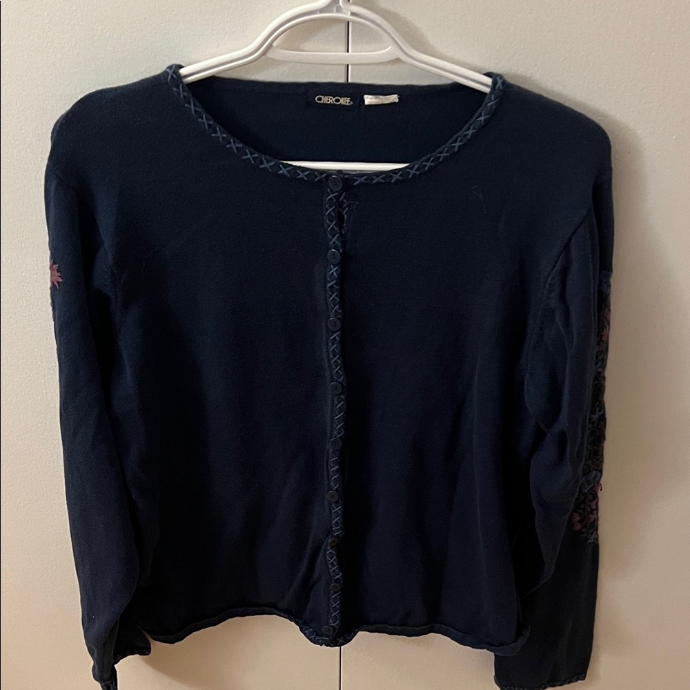 Cherokee Navy Women's Cardigan